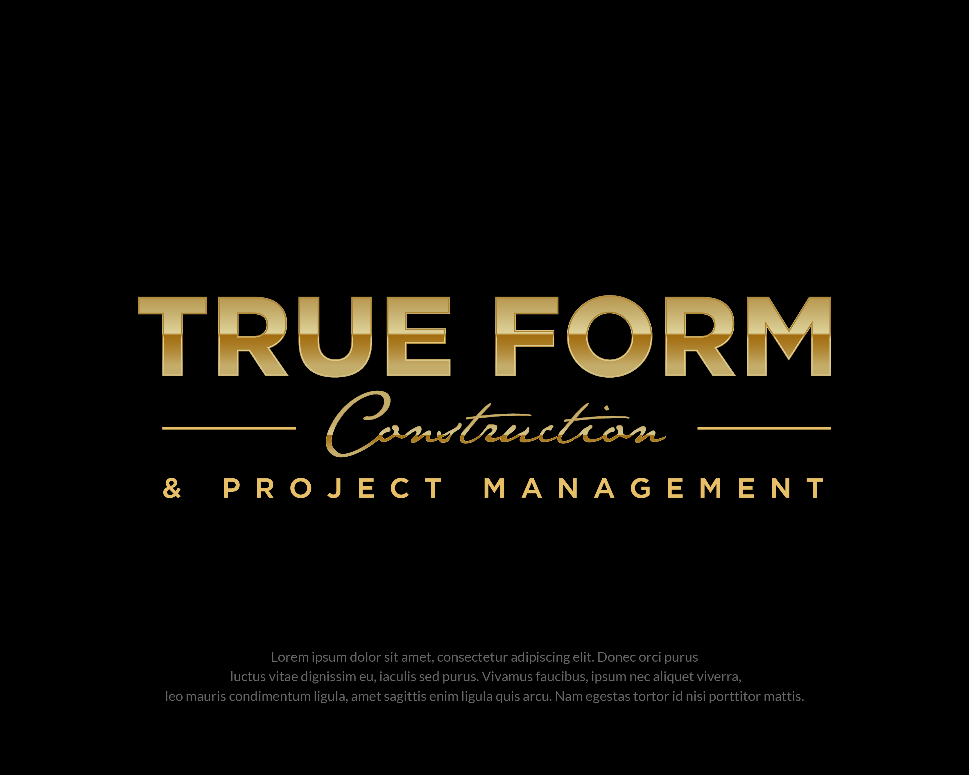 Logo Design entry 2203021 submitted by dhanny09 to the Logo Design for True Form run by SBGC
