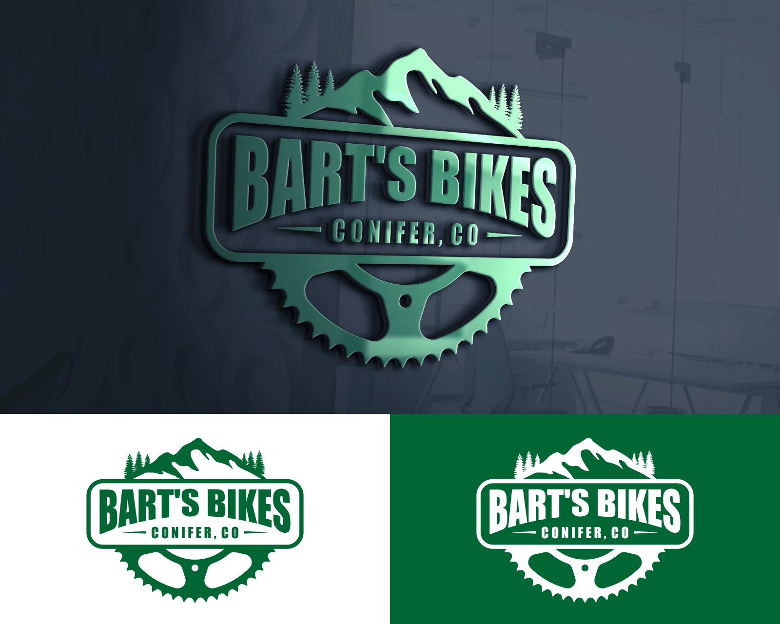 Logo Design entry 2213684 submitted by berlianapril to the Logo Design for Bart's Bikes, Conifer, CO run by xb4r7x