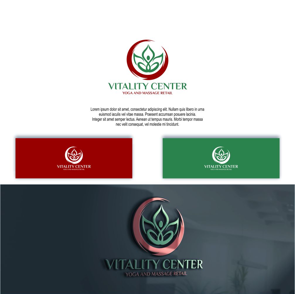 Logo Design entry 2217441 submitted by Javier Studio to the Logo Design for Vitality Center run by trava.k.faust@gmail.com
